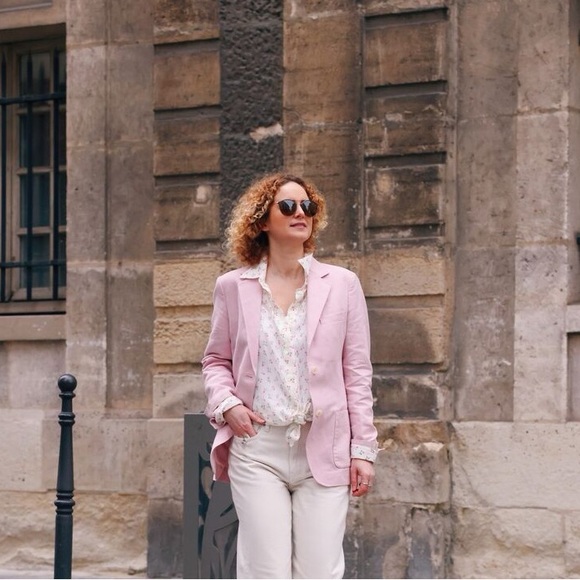 Uniqlo x Ines de La Fressange Light Pink Blazer - Picture 2 of 12